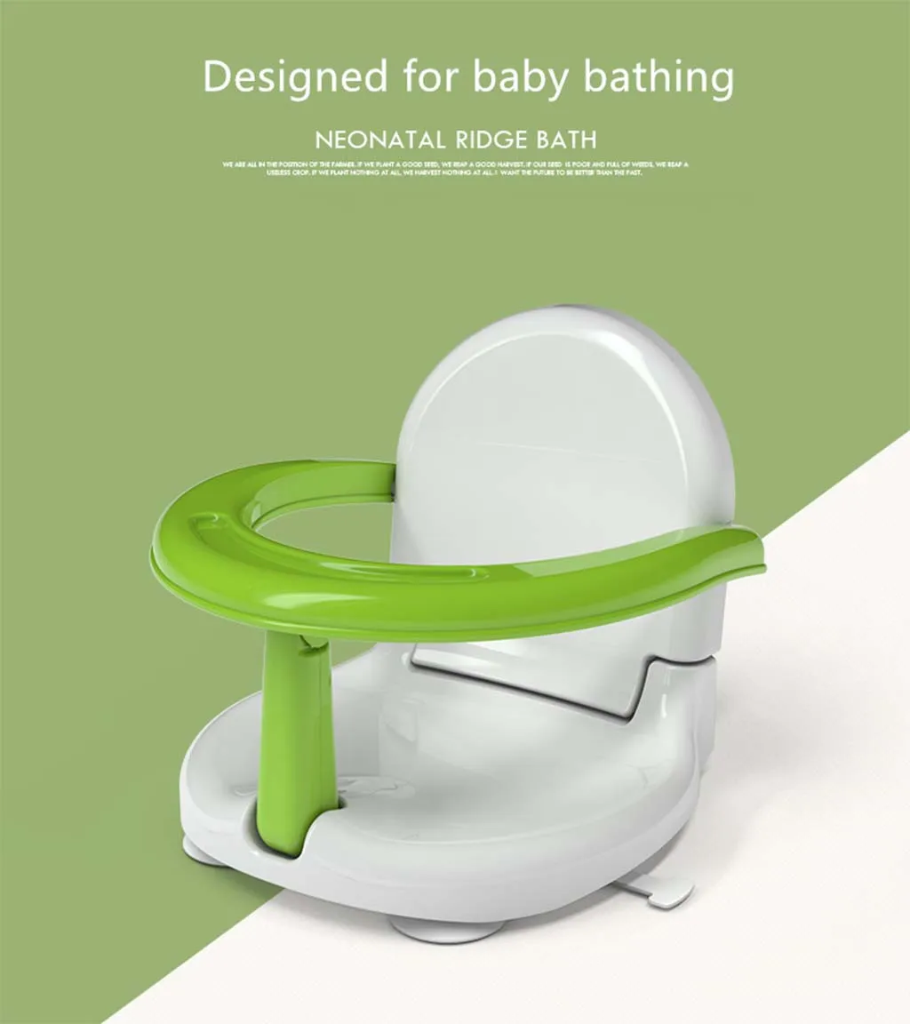 Anti-Skid Circle Baby Shower Safety Eating Seat LAYOPO Foldable Baby Bath Seat Bathtub Seat for Sit Up Baby Folding Practice Sitting Up Safety Chair for Kids & Toddlers & Babies & Newborn 