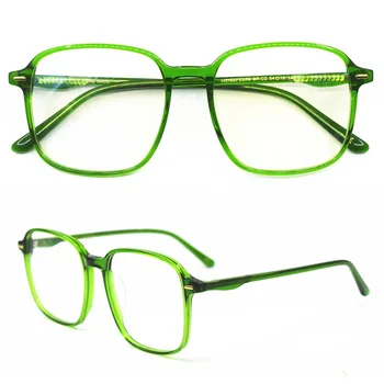 

2020 NEW John Lennon style Vintage Men square Optical Eyeglasses Frames Handmade Clear Lenses Glasses Retro Oculos De Sol