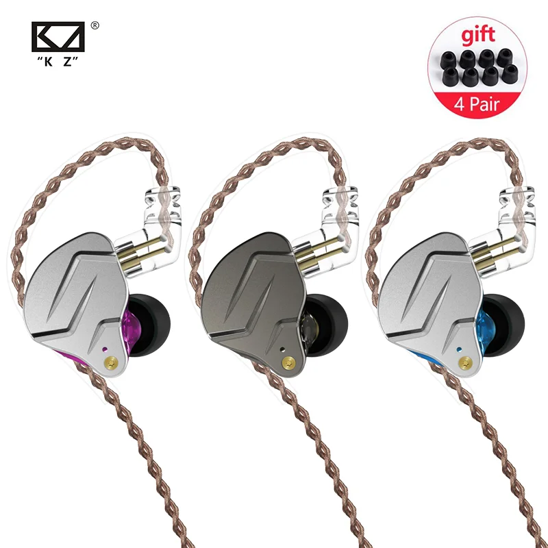 Kz Zsn Pro 1ba 1dd Hybrid In Ear Earphone Hifi Monitor Running