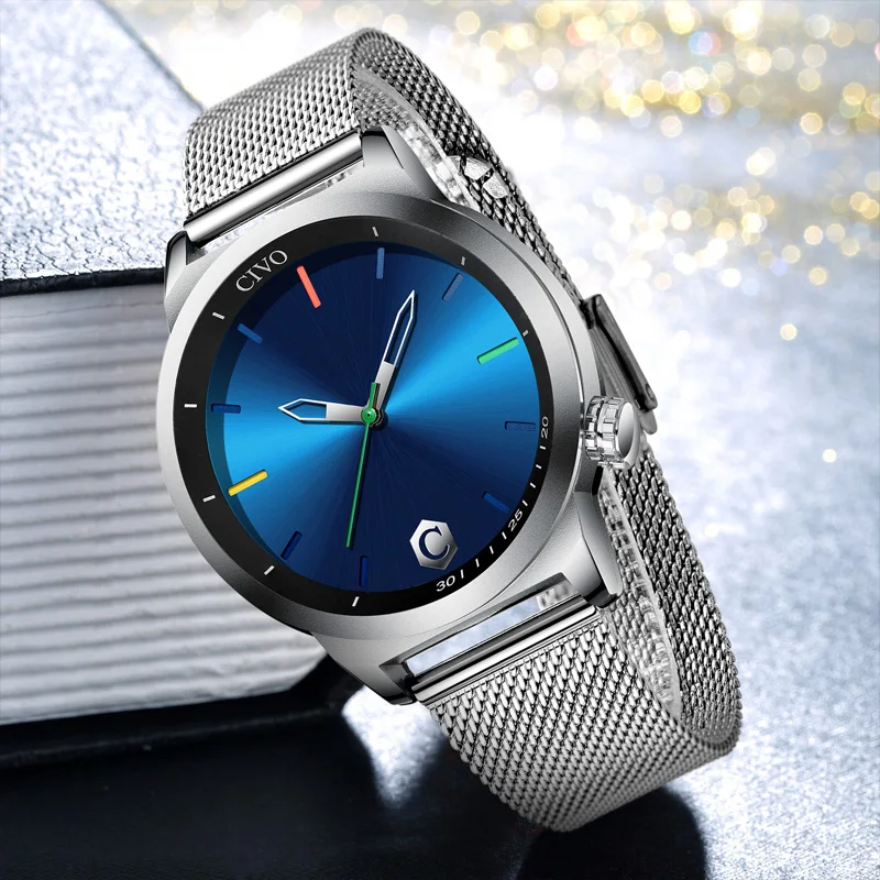 Relojes Para Hombre 2019 кварцевые мужские часы минимализм из натуральной нержавеющей