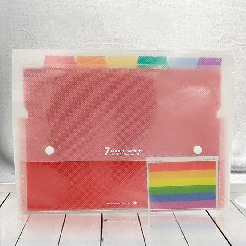 A4 папка-гармошка органайзер для документов красочный многослойный аккордеон папка органайзер для документов сумка