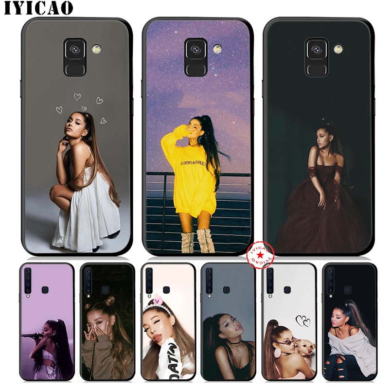 

Ariana Grande Soft Silicone Case for Samsung Galaxy A50s A40s A30s A20s A10s Phone Black Back Case