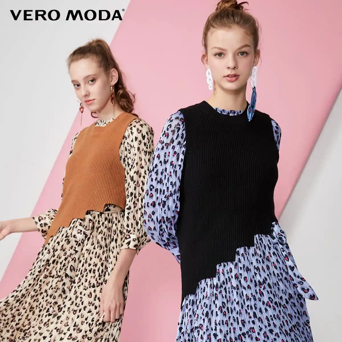 vero moda leopard print dress