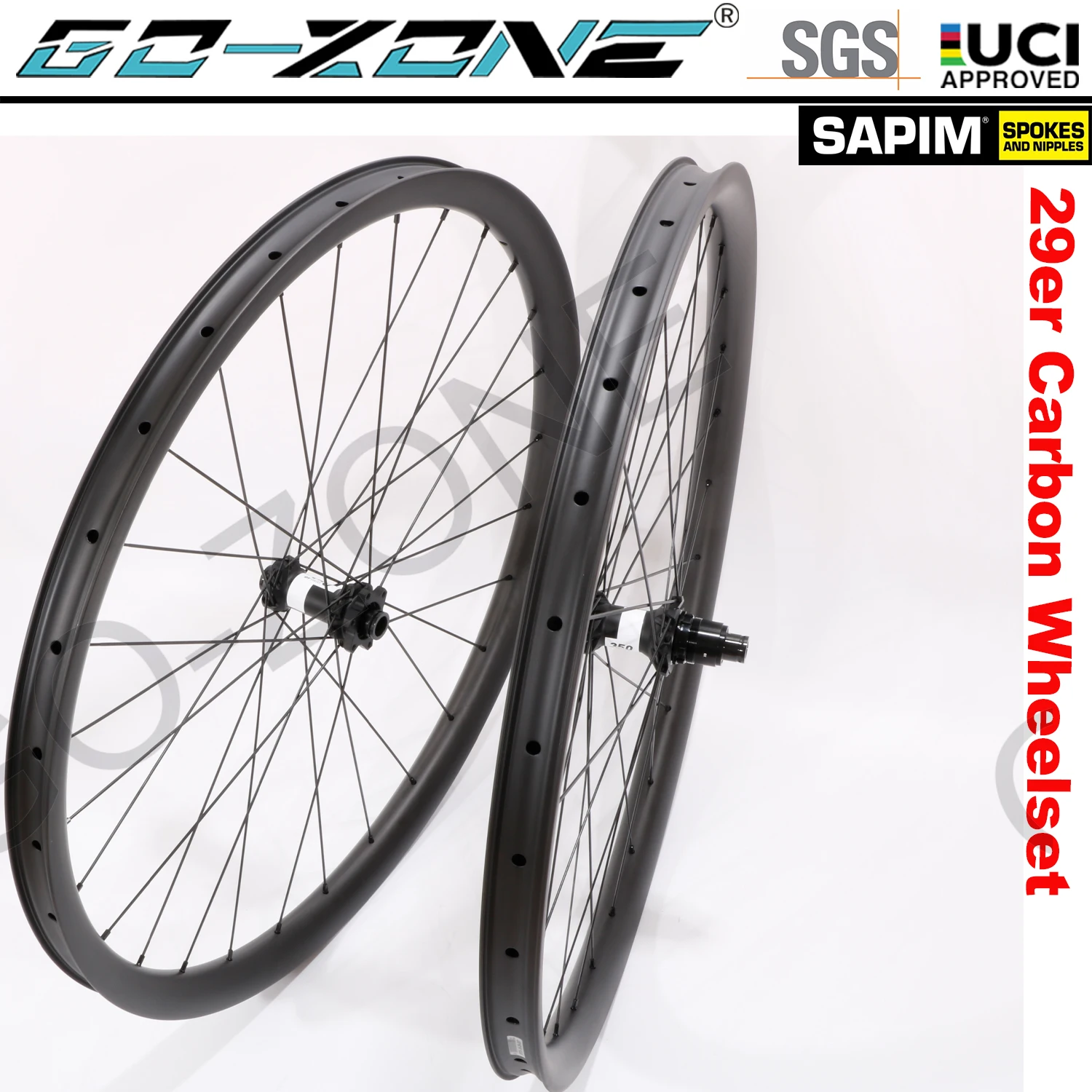 Set Di Ruote Freno A Disco Mtb In Carbonio 29Er Leggero Dt Swiss 350 Sapim Durevole Tubeless Perno Passante/Sgancio Rapido/Boost