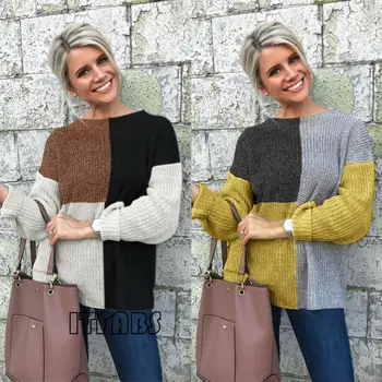 

Womens Spring Casual Fashion Long Sleeve Top Blouse Pullover Loose Sweater Coat Jumper Tops Sweatshirt