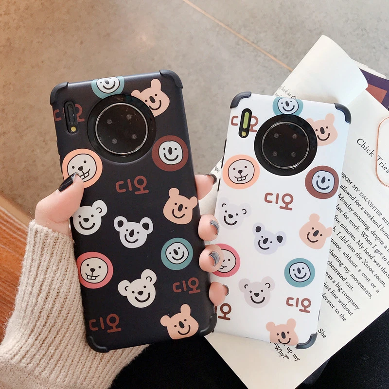

Four corners of several cubs fall proof mobile case for For HUAWEI Mate 30 Honor 9X 20Pro nova 345 caseFor HUAWEI P20 P30 case