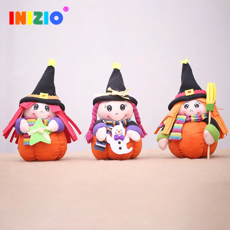 

Halloween Decor Halloween Doll Ghost Witch Decor Bar Pumpkin Atmosphere Decor Prop Toy Halloween Decor