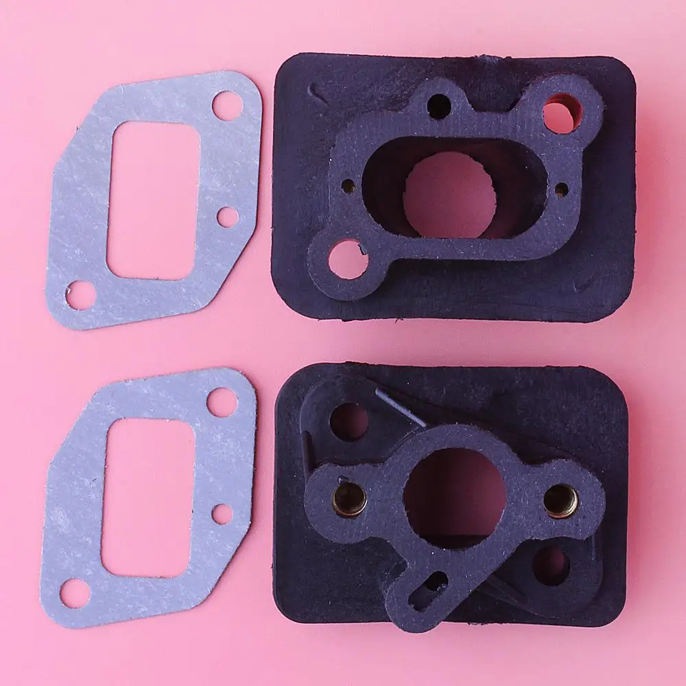 

Впускной коллектор для кустореза 2 шт./лот для 40-5 43CC 52CC, запчасти для триммера, базовый разъем карбюратора, переходник для трубы, карбоновый адаптер