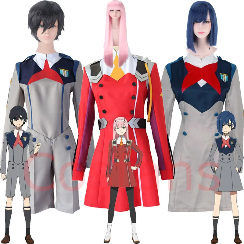 Костюм для косплея DARLING in the FRANXX 02 Zero Two Женский костюм Хэллоуина ICHIGO |