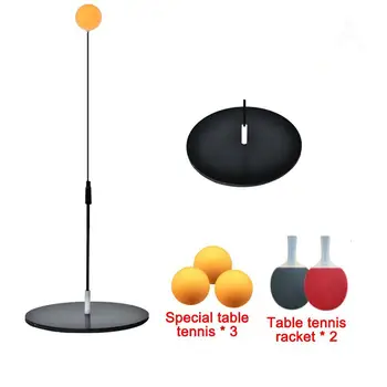 

90 CM Portable Table Tennis Trainer Kid Adult Table Tennis Practice Trainer With Soft Shaft Ping Pong Fitness Sports