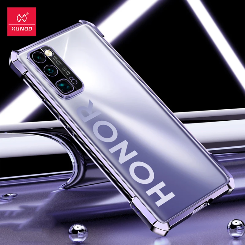 

XUNDD Case For Huawei Honor 30 Case Protective Airbag Bumper Cover Aviation Shell Glass Lens Film For Huawei Honor 30 Pro Case