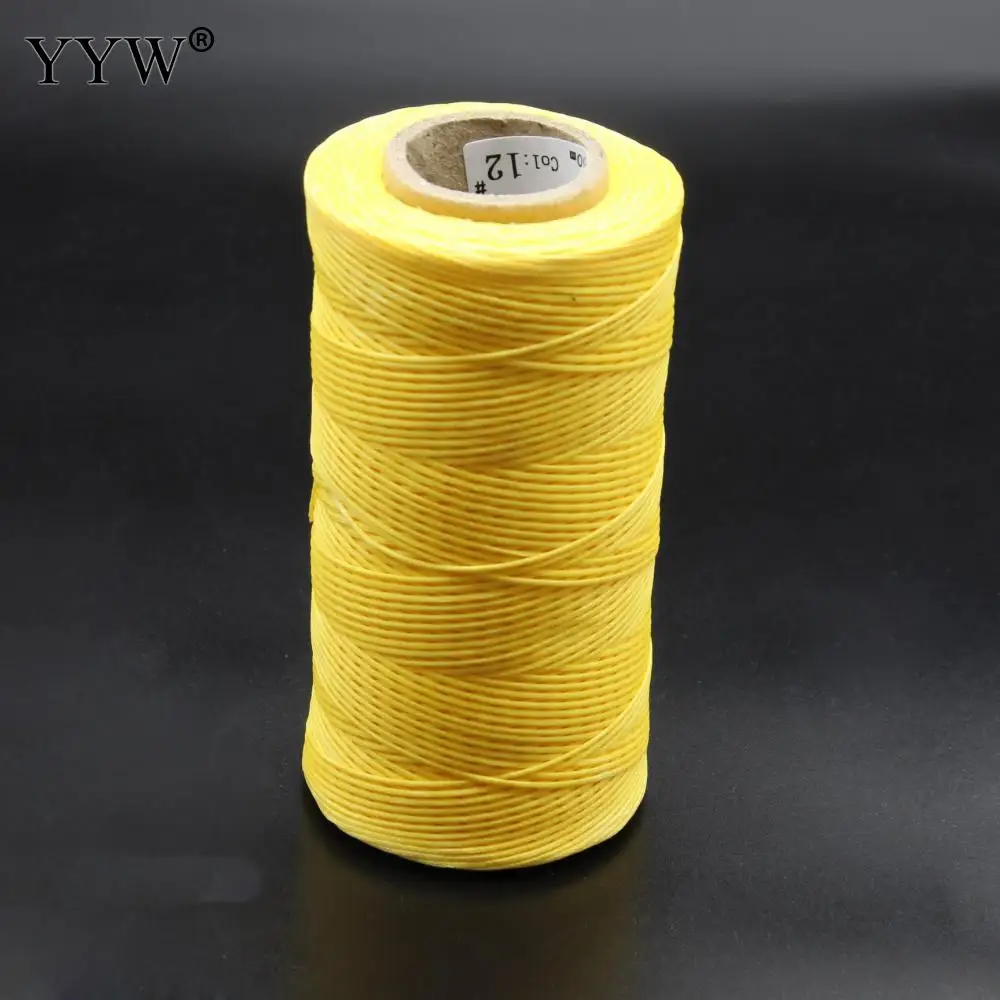 50m/Lot 0.8mm waxed Polyester Cord Needlework Beads Spool String Kumihimo Diy Bracelet Jewelry Findings Rope Component 22 Colors - Цвет: 4