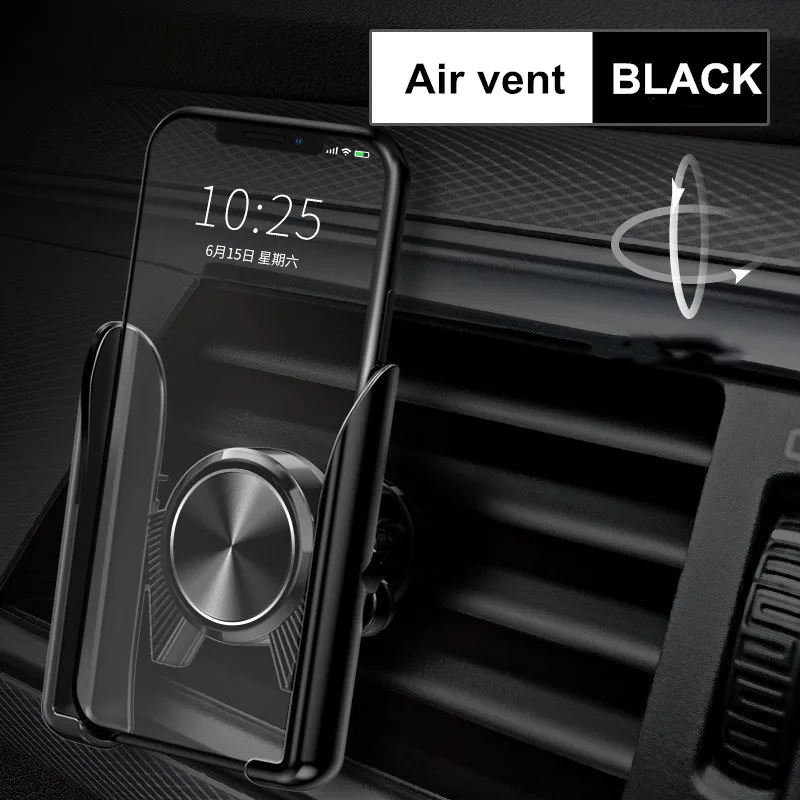 Vanniso Gravity Автомобильный держатель для телефона Подставка для iPhone лобовое стекло автомобильный держатель для iPhone X 7 samsung в Автомобильный держатель Подставка