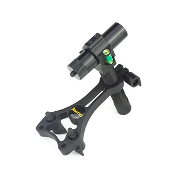 

New Compound Bow Red Laser Sight Aluminum Center Laser Aligner with 360 Degree Rotating Head and Body for Archery Hunting