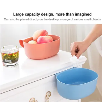 

European Style Home Kitchen Cabinet Cupboard Door Back Trash Container Hanging Design Trash Garbage Bin Storage Box