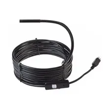 Бороскоп 8 мм 10 м 2-мегапиксельная Инспекционная камера ремонт водонепроницаемый с боковым прослушиванием эндоскоп 6LED Подводное наблюдение