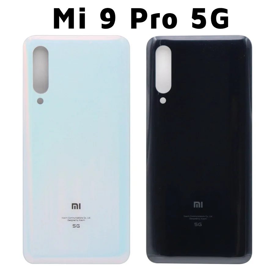 Для Xiaomi Mi 9 Задняя стеклянная крышка батареи Mi9 Pro 5G задняя корпуса для SE с клейкой