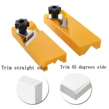 Мини гипсокартон гипсовая доска деревянный строгальный станок кромка строгания ручной инструмент для работы по дереву стандартный 90 Градусов Джиг плоское лезвие прочный строгальный станок