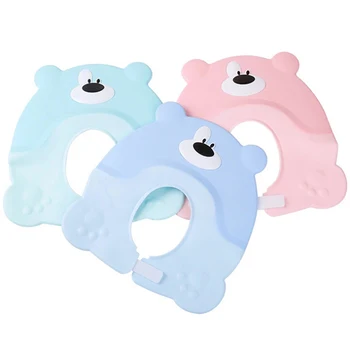 

Adjustable Baby Shower Shampoo Hat Toddler Kids Shampoo Bathing Shower Cap Wash Hair Shield Caps Baby Care Products