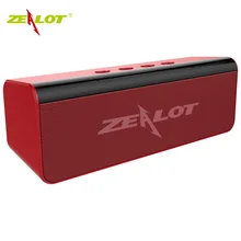 ZEALOT S31 Bluetooth динамик портативный бумбокс 3D HIFI стерео беспроводной динамик Поддержка TF карты, USB ручка привода, TWS