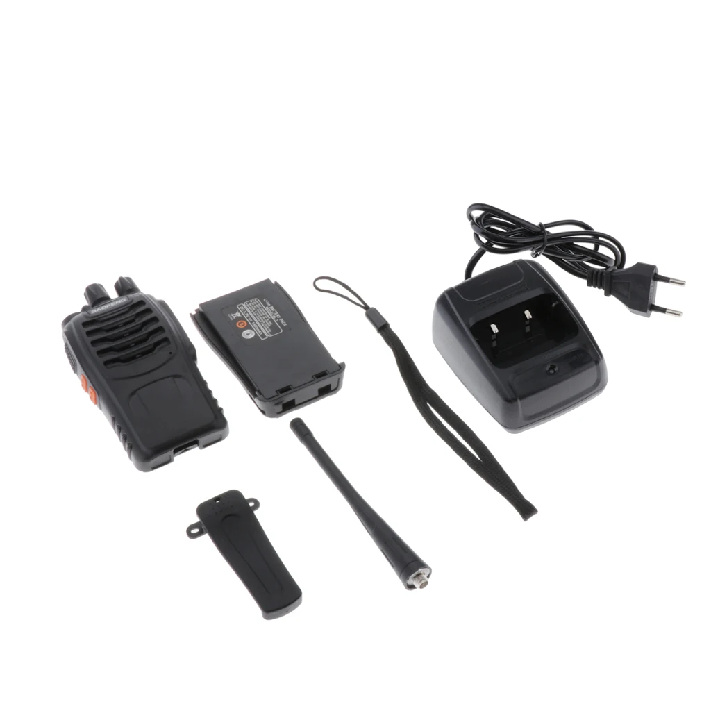 BF-888S Plus Walkie Talkie Высокая мощность 400-470(МГц) радио большой диапазон UHF/VHF