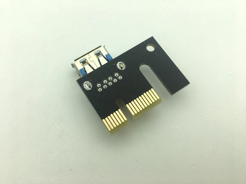 Riser Black VER 009C высококачественный USB 3.0 PCI Express 1X до 16X E удлинитель Райзер карта для