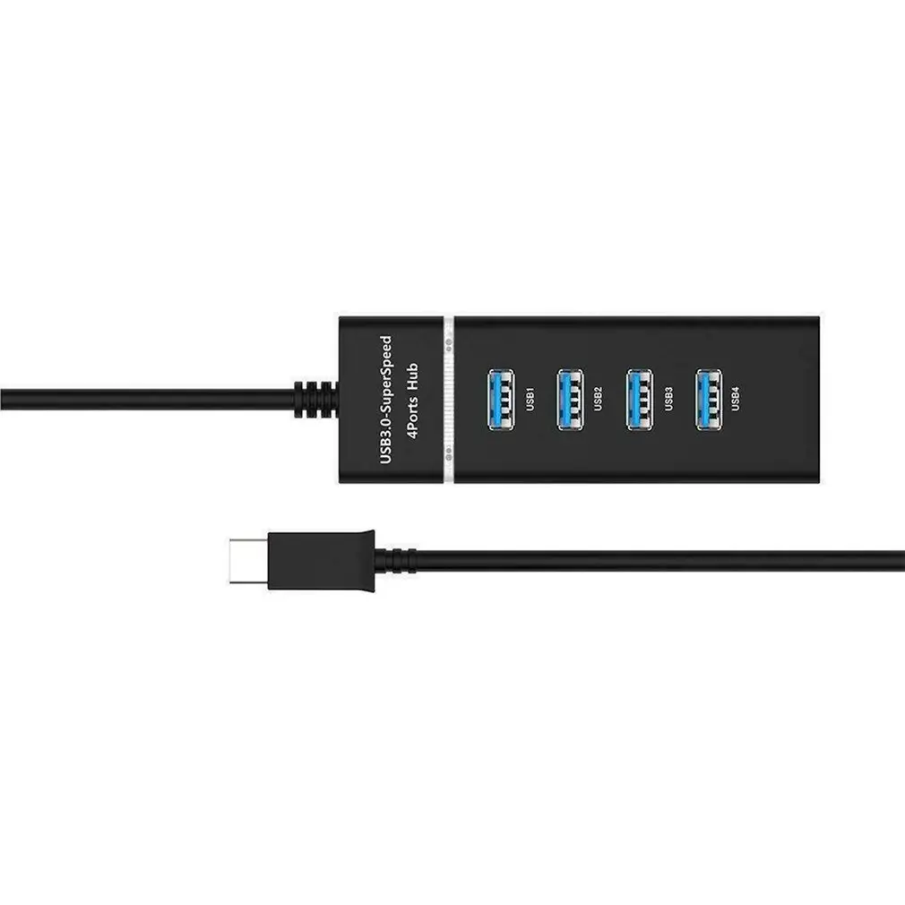 USB Type C Thunderbolt3 к USB3.0 4 хаб кабель адаптер для MacBook Dell Lenovo несколько портов|Адаптеры