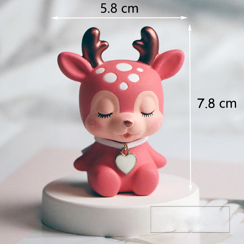 3D милая силиконовая форма счастливого оленя подходит для изготовления