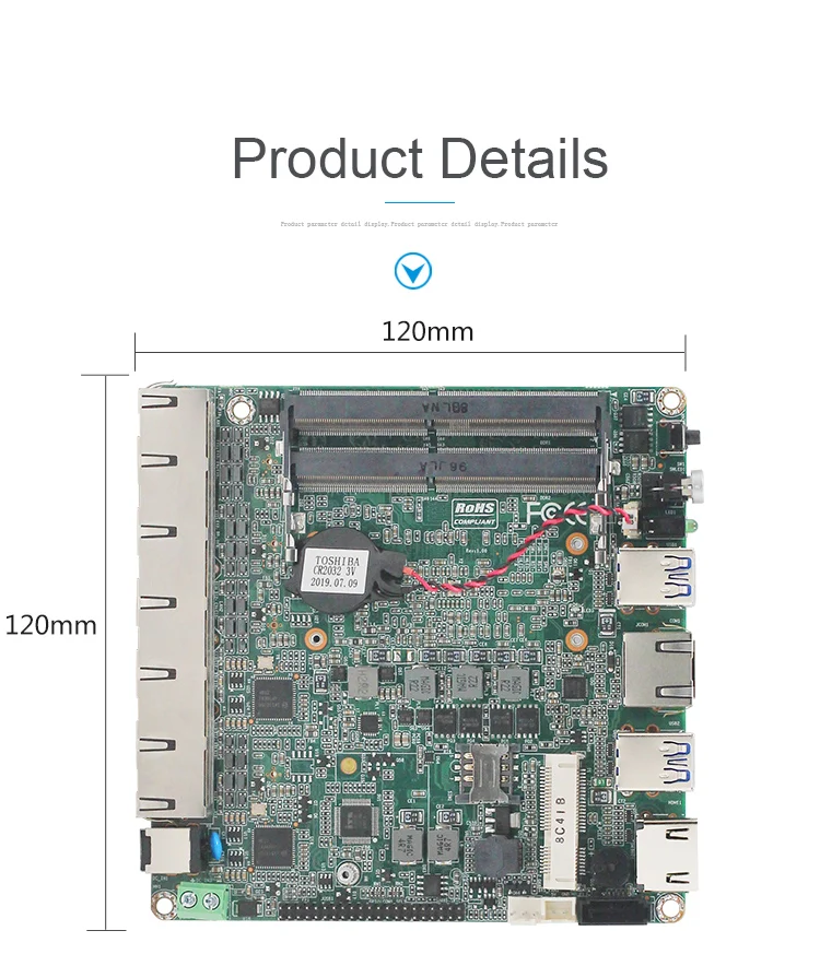 Новейшая nano itx 12*12 см SU100NA6L материнская плата с процессором i3/i5/i7