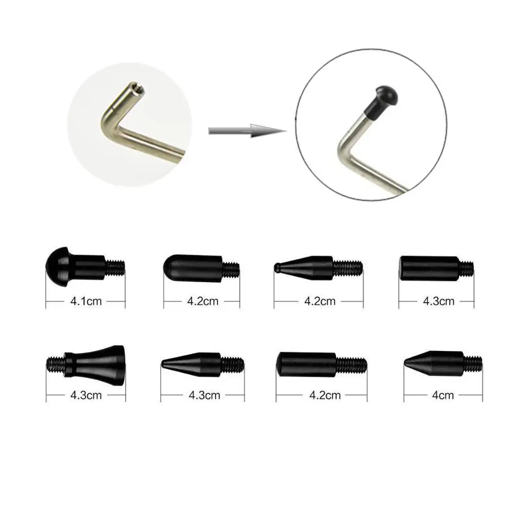 PDR Dent Removal Rods Tools Dent Repair Kit 6 pcs Rod hook C & tap down with 1pc R1 push hooks PDR Dent Removal Rods Tools Dent Repair Kit 6 pcs Rod hook C & tap down with 1pc R1 push hooks