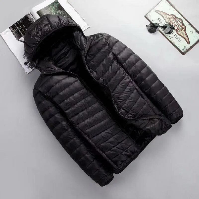 Зимняя однотонная мужская куртка Модная брендовая парка со стоячим воротником мужские толстые куртки верхняя одежда мужские зимние теплые парки