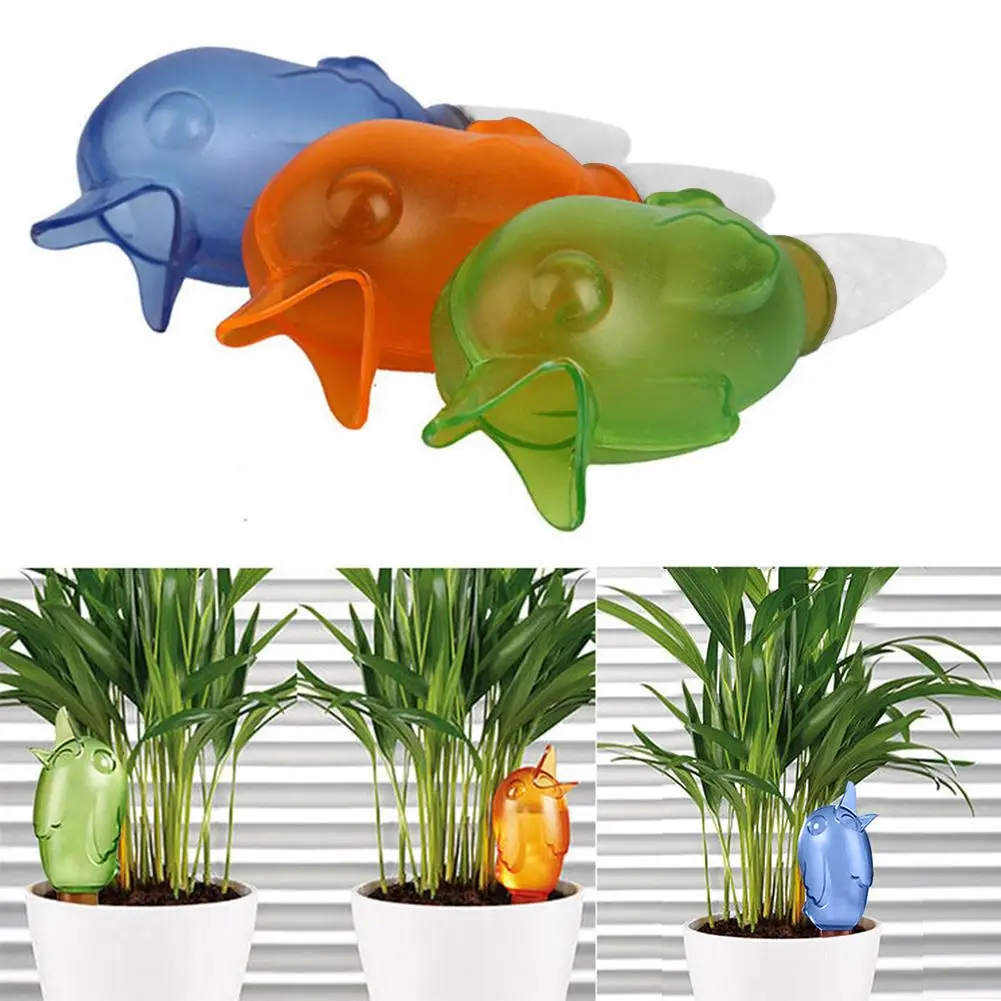 

Cute Bird Shape Easy Indoor Automatic Drip Watering System Household plant Tool