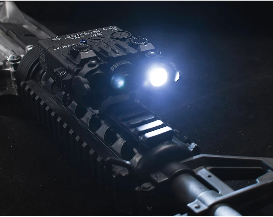 Vermelho com Mira Iluminação de Luz Branca com Montagem Wadsn Airsoft Tacital Mini Dbal-a2 Verde & Laser Led qd Caça Arma Luz Peq 5 & vermelho com mira laser led iluminação