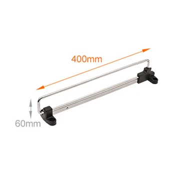 

4 Holes Pull Out Clothes Hanger Retractable Trouser Rack Extending Rail Storage