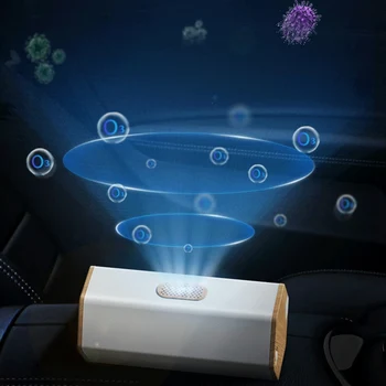 

Air Purifier Ozone Generator Disinfect Deodorize Formaldehyde Air-Sterilizer Rechargeable Air Cleaner for Car