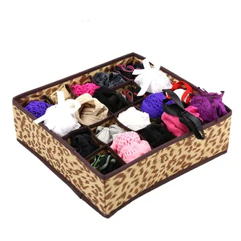 

3PC/Set Underwear Storage Box Organizer Foldable Drawer Divider Bras Socks Washable Container Wardrobe Closet Set