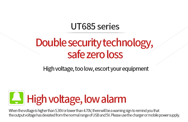 UNI-T UT658B USB тестер телефон компьютер зарядка Напряжение Ток энергии монитор ЖК-подсветка