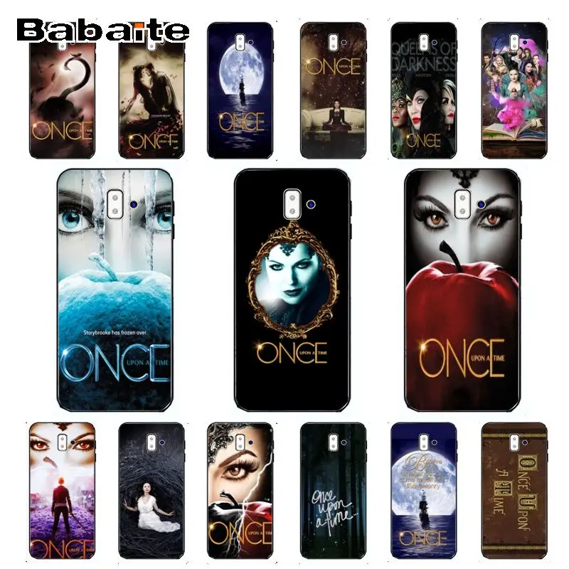 

once upon a time DIY Printing Drawing Phone Case cover Shell For samsung Galaxy j6 plus A6 A8 A9 A10 A30 A50 Cellphones