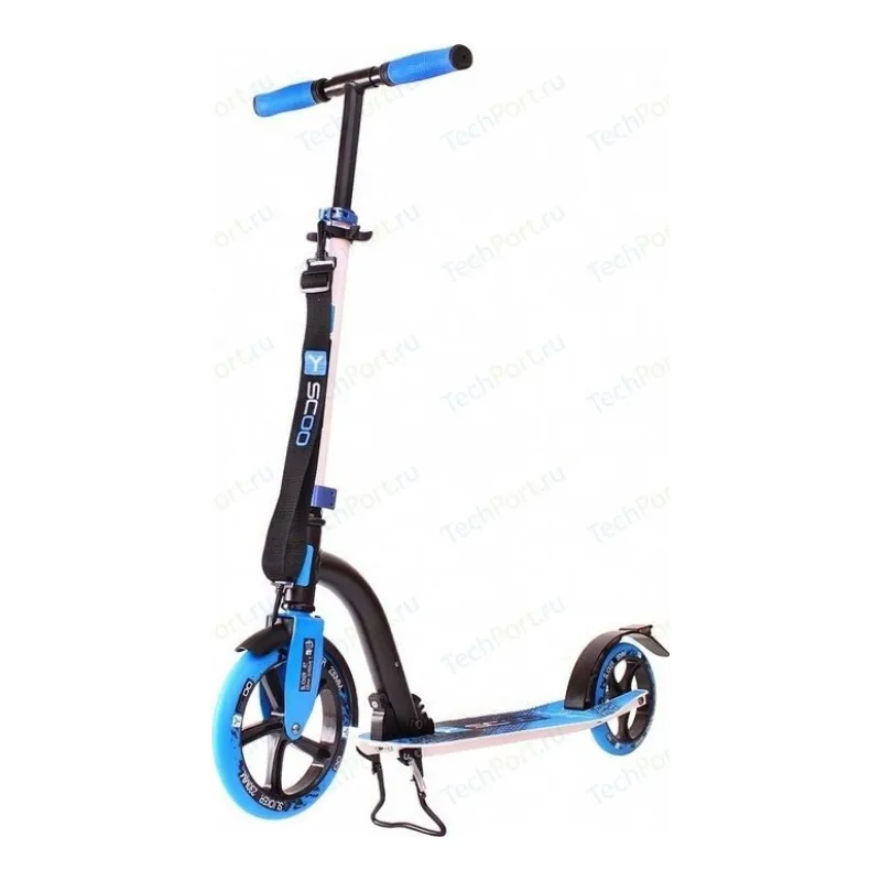 Самокат 2-х колесный Y-Scoo RT 230 SLICKER NEW Technology blue \fuksia \ green | Спорт и развлечения
