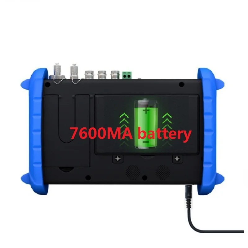 7 Inch HD Monitor 4K 8MP IP/CVBS/ TVI / CVI / AHD Wifi HDMI Multimeter Projection PTZ ONVIF 12V3A POE Professional Test Tool