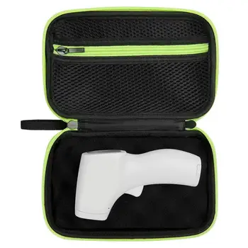 

Shockproof Wear Forehead Thermometer Storage Bag Portable Carrying Case Handbag Home Thermometer Protective Protector Zipper Bag