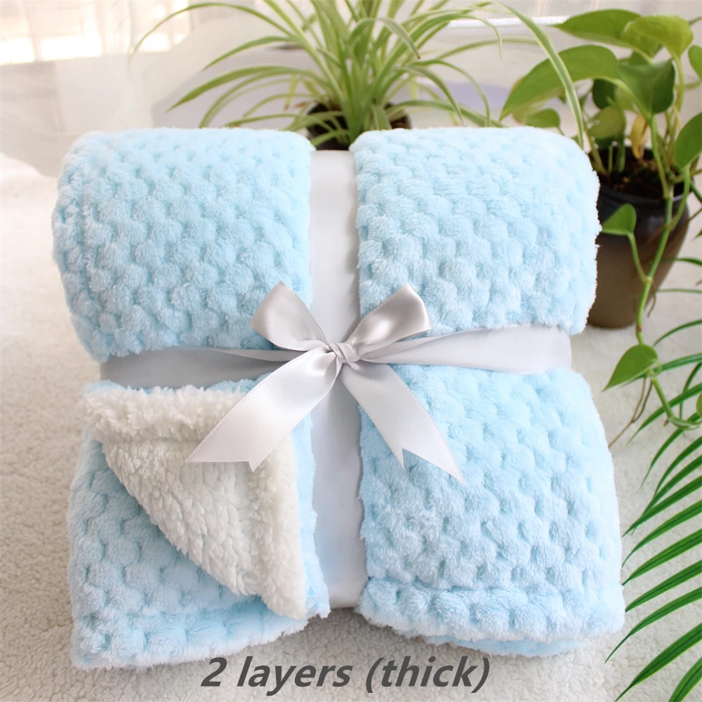 3d Fluffy Super Soft Kids Bed Spread Pink Blue Cozy Baby Blanket Spring