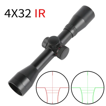 

B brand 4X32 Optical Sight Etched Glass Tactical Riflescope Sight Scope Rifle Hunting optics illuminated airsoftsports tactical