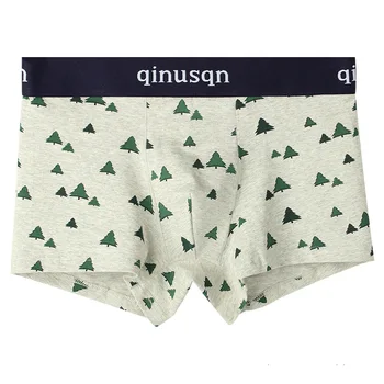 

3pcs/lot Cotton breathable youth men's underwear sexy personality male boxer pants summer men's shorts