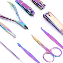 1Pcs Stainless Steel Chameleon Nail-clipper set complete manicure clipping Nail Art Tools Manicure gel nail kit manicure set