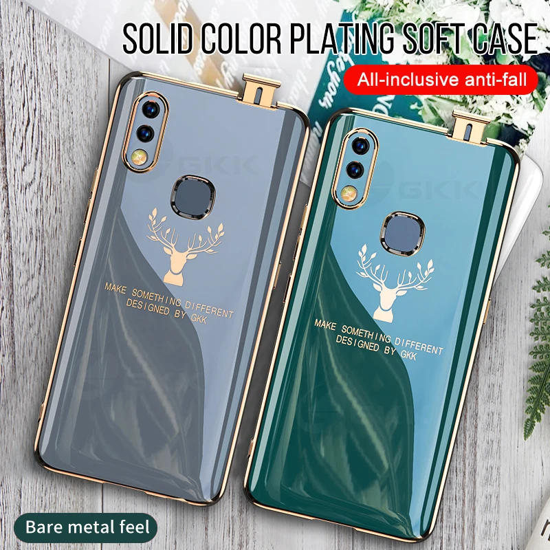 Мягкий чехол с покрытием для Vivo NEX UD 2 3 рисунком лося защита от ударов
