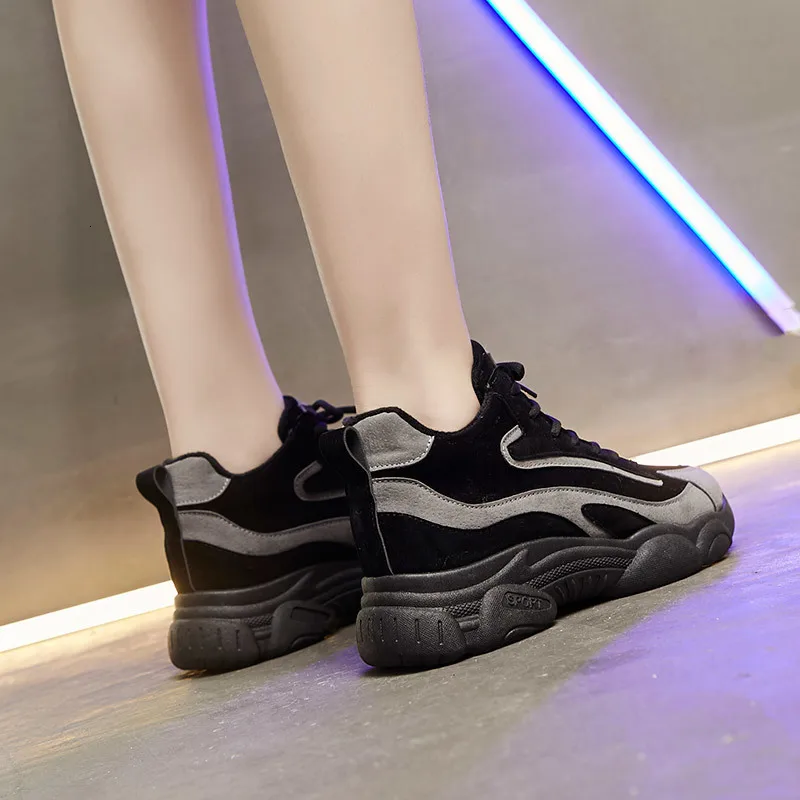 Г., модная женская обувь на платформе женские кроссовки на шнуровке, обувь из вулканизированной кожи женские кроссовки, обувь для папы