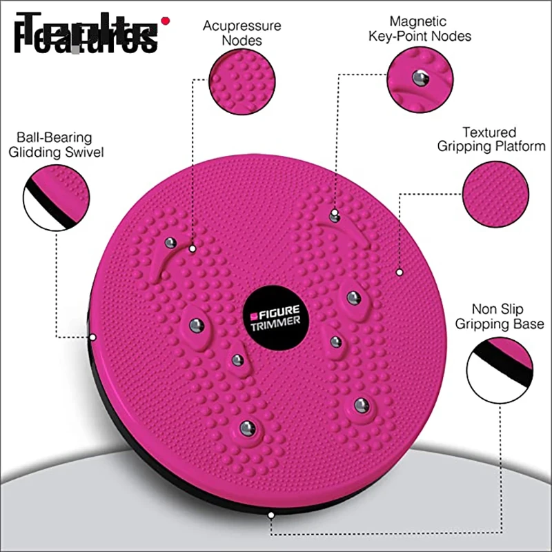 Yoga Sport Fitness Balance Board Wobble Waist Twisting Fitness Body Exercise Rotating Sports Magnetic Massage Plate Twist Boards waist twisting disc,balance board
