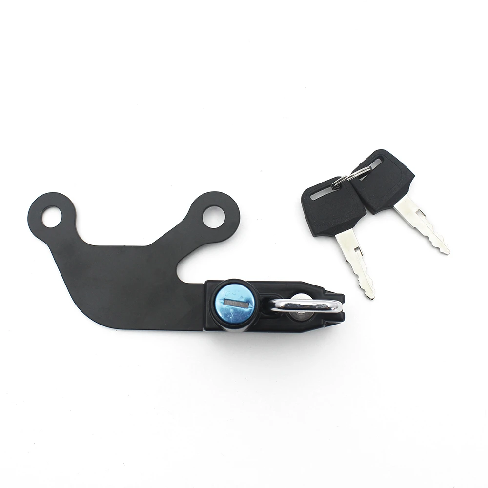 Helmet Lock Left Keys Anti-Theft For KAWASAKI Z650 2017 2018 2019 2020 Motorcycle Black