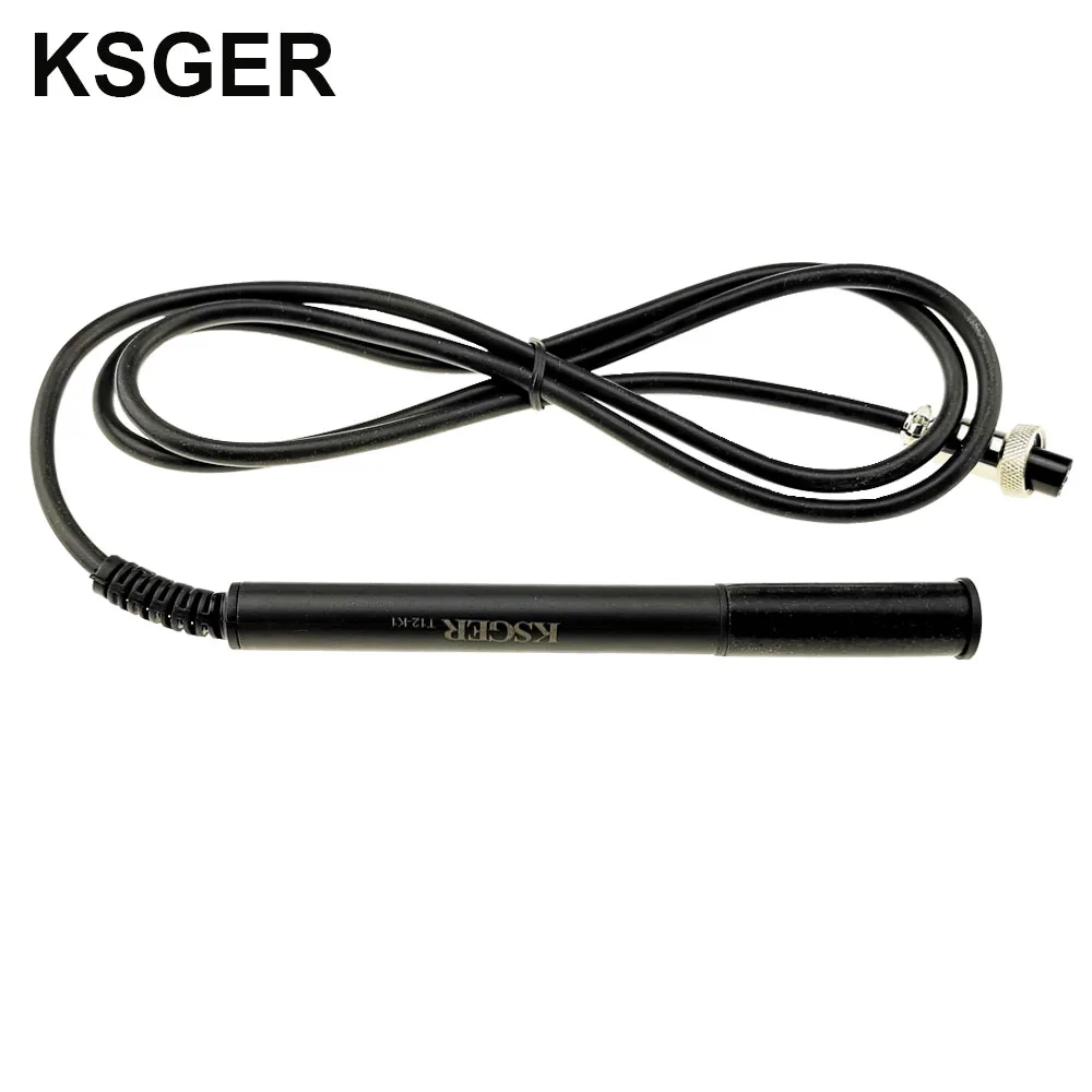 

KSGER New T12 ABS Plastic DIY FX9501 Handle STM32 OLED Soldering Iron Station Pen Welding Tip Silicone Electric Tools V2.1S V2.0